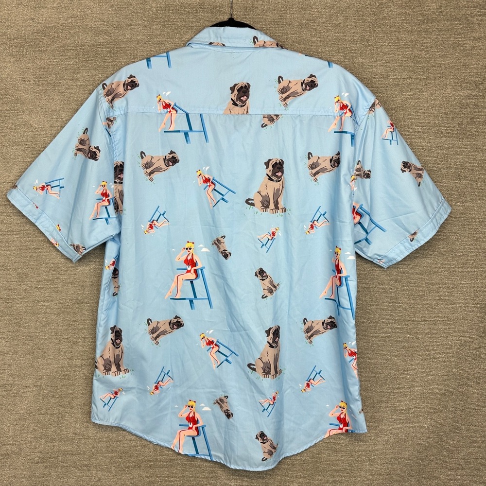 The Roosevelts RSVLTS 90s Sandlot Shirt Wendy Peffercorn Lifeguard Dog Large NWT - Picture 4 of 11